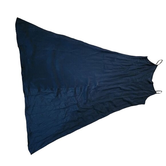 Vintage Black Silk Slip Dress - Picture 8 of 11